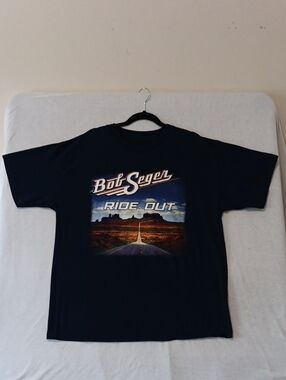 Bob Segar "Ride Out" Graphic Tee - Black